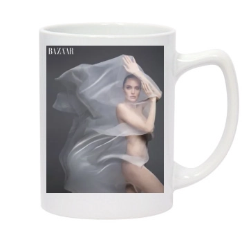 Angelina Jolie 14oz White Statesman Mug