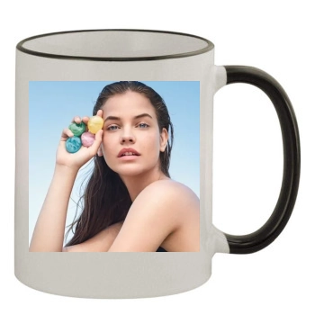 Barbara Palvin 11oz Colored Rim & Handle Mug