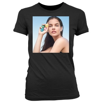 Barbara Palvin Women's Junior Cut Crewneck T-Shirt