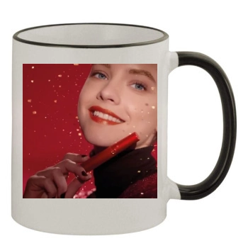 Barbara Palvin 11oz Colored Rim & Handle Mug