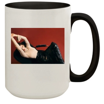 Barbara Palvin 15oz Colored Inner & Handle Mug