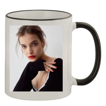 Barbara Palvin 11oz Colored Rim & Handle Mug