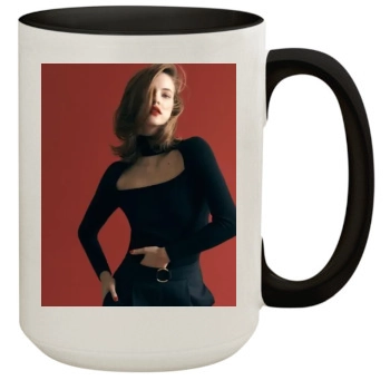 Barbara Palvin 15oz Colored Inner & Handle Mug