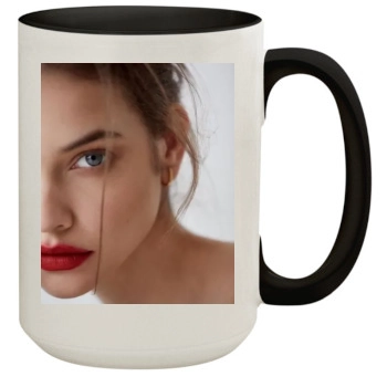 Barbara Palvin 15oz Colored Inner & Handle Mug