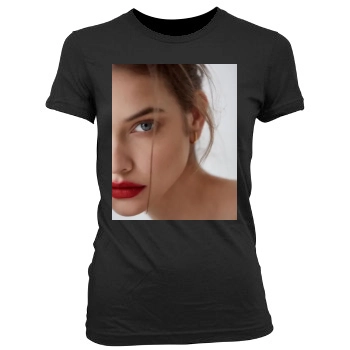 Barbara Palvin Women's Junior Cut Crewneck T-Shirt