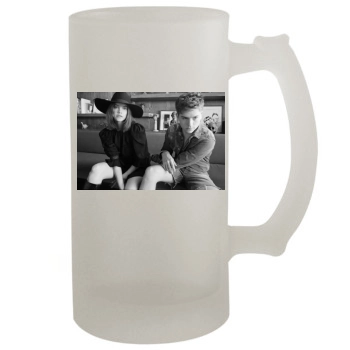 Barbara Palvin 16oz Frosted Beer Stein