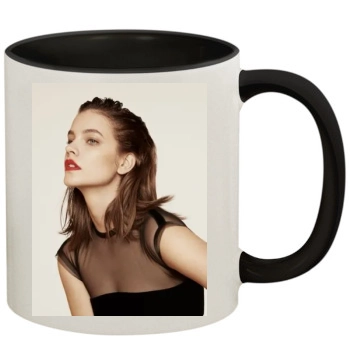 Barbara Palvin 11oz Colored Inner & Handle Mug