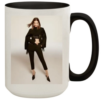 Barbara Palvin 15oz Colored Inner & Handle Mug