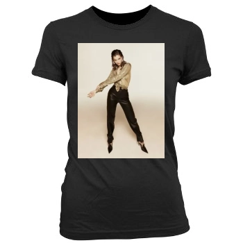 Barbara Palvin Women's Junior Cut Crewneck T-Shirt