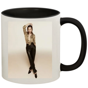 Barbara Palvin 11oz Colored Inner & Handle Mug