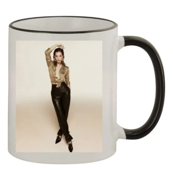 Barbara Palvin 11oz Colored Rim & Handle Mug