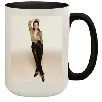 Barbara Palvin 15oz Colored Inner & Handle Mug