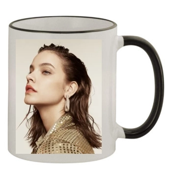 Barbara Palvin 11oz Colored Rim & Handle Mug