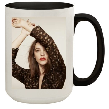 Barbara Palvin 15oz Colored Inner & Handle Mug