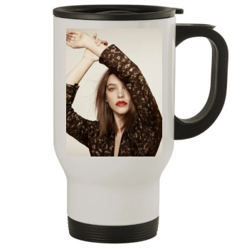 Barbara Palvin Stainless Steel Travel Mug