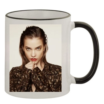 Barbara Palvin 11oz Colored Rim & Handle Mug