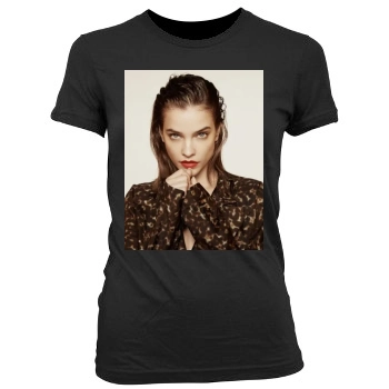 Barbara Palvin Women's Junior Cut Crewneck T-Shirt