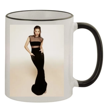 Barbara Palvin 11oz Colored Rim & Handle Mug