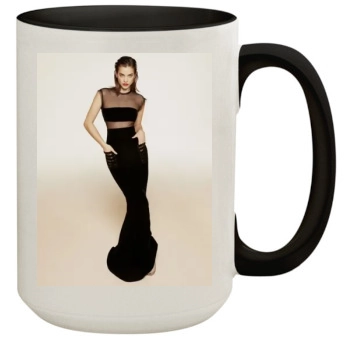 Barbara Palvin 15oz Colored Inner & Handle Mug