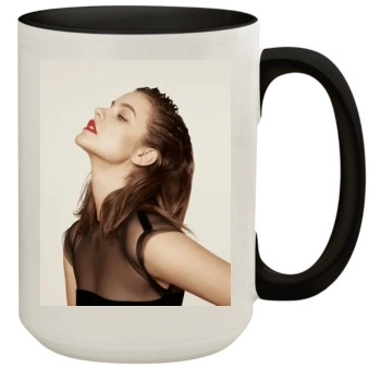 Barbara Palvin 15oz Colored Inner & Handle Mug