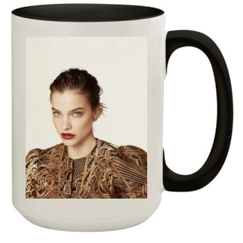 Barbara Palvin 15oz Colored Inner & Handle Mug