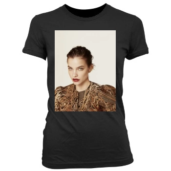 Barbara Palvin Women's Junior Cut Crewneck T-Shirt