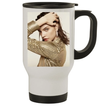 Barbara Palvin Stainless Steel Travel Mug