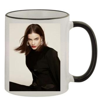 Barbara Palvin 11oz Colored Rim & Handle Mug