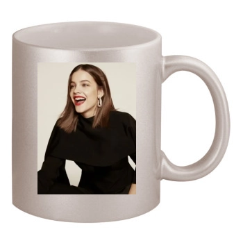 Barbara Palvin 11oz Metallic Silver Mug