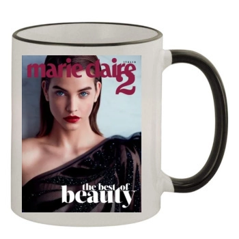 Barbara Palvin 11oz Colored Rim & Handle Mug