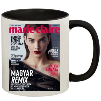 Barbara Palvin 11oz Colored Inner & Handle Mug