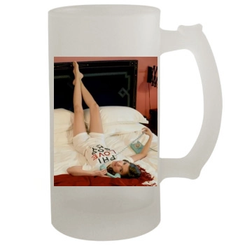 Barbara Palvin 16oz Frosted Beer Stein