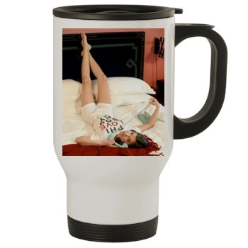 Barbara Palvin Stainless Steel Travel Mug