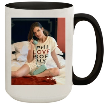 Barbara Palvin 15oz Colored Inner & Handle Mug