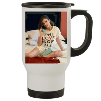 Barbara Palvin Stainless Steel Travel Mug