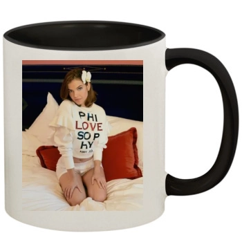 Barbara Palvin 11oz Colored Inner & Handle Mug