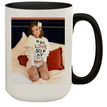 Barbara Palvin 15oz Colored Inner & Handle Mug