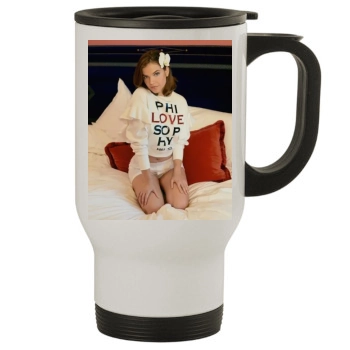 Barbara Palvin Stainless Steel Travel Mug