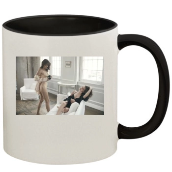 Barbara Palvin 11oz Colored Inner & Handle Mug