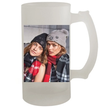 Barbara Palvin 16oz Frosted Beer Stein