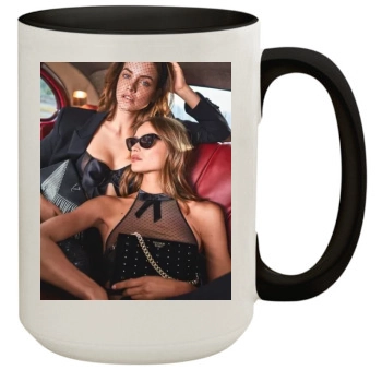 Barbara Palvin 15oz Colored Inner & Handle Mug