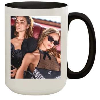 Barbara Palvin 15oz Colored Inner & Handle Mug