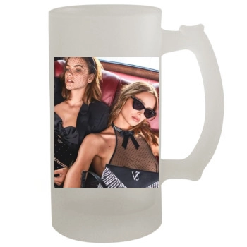 Barbara Palvin 16oz Frosted Beer Stein