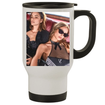 Barbara Palvin Stainless Steel Travel Mug