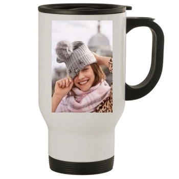 Barbara Palvin Stainless Steel Travel Mug