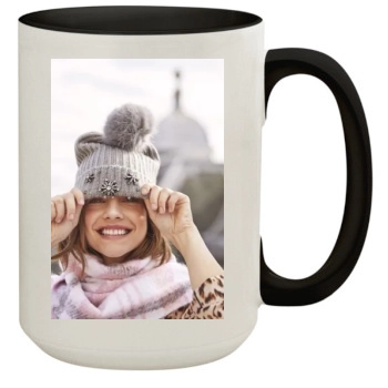 Barbara Palvin 15oz Colored Inner & Handle Mug