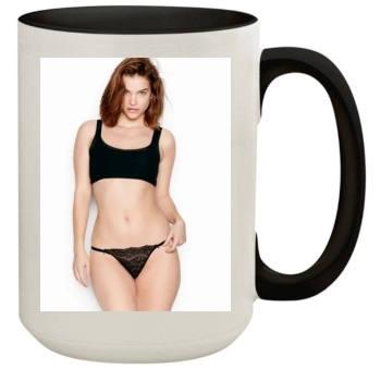 Barbara Palvin 15oz Colored Inner & Handle Mug