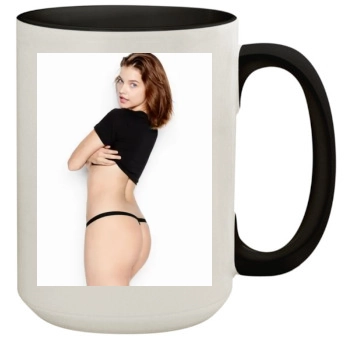 Barbara Palvin 15oz Colored Inner & Handle Mug