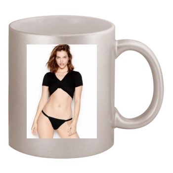 Barbara Palvin 11oz Metallic Silver Mug