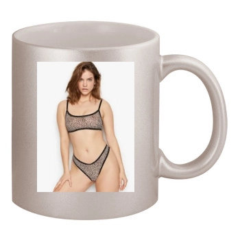 Barbara Palvin 11oz Metallic Silver Mug